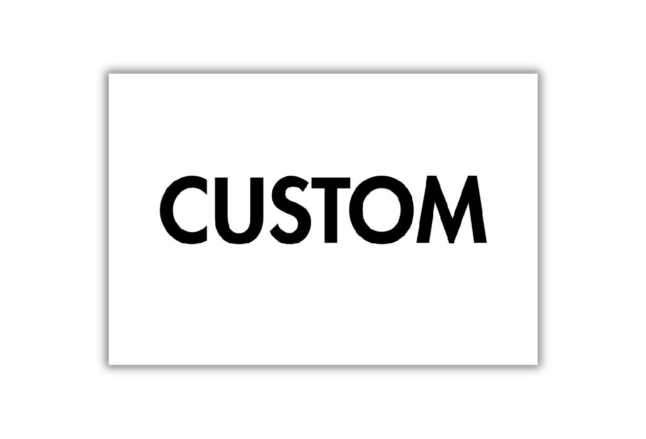 A4 Custom Car Sign